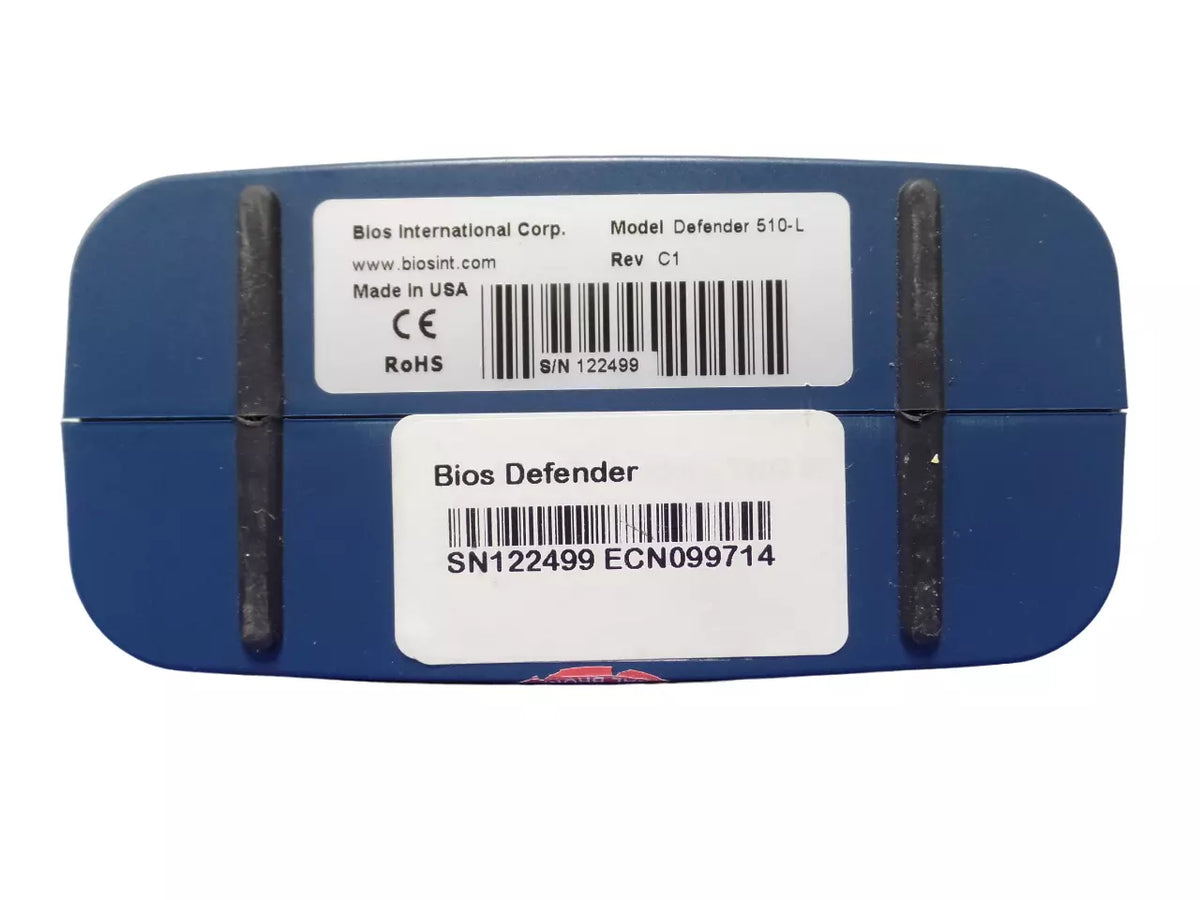 Bios DryCal Defender 510-L- Rev C1 Gas Flow Calibrator – XG eqpt