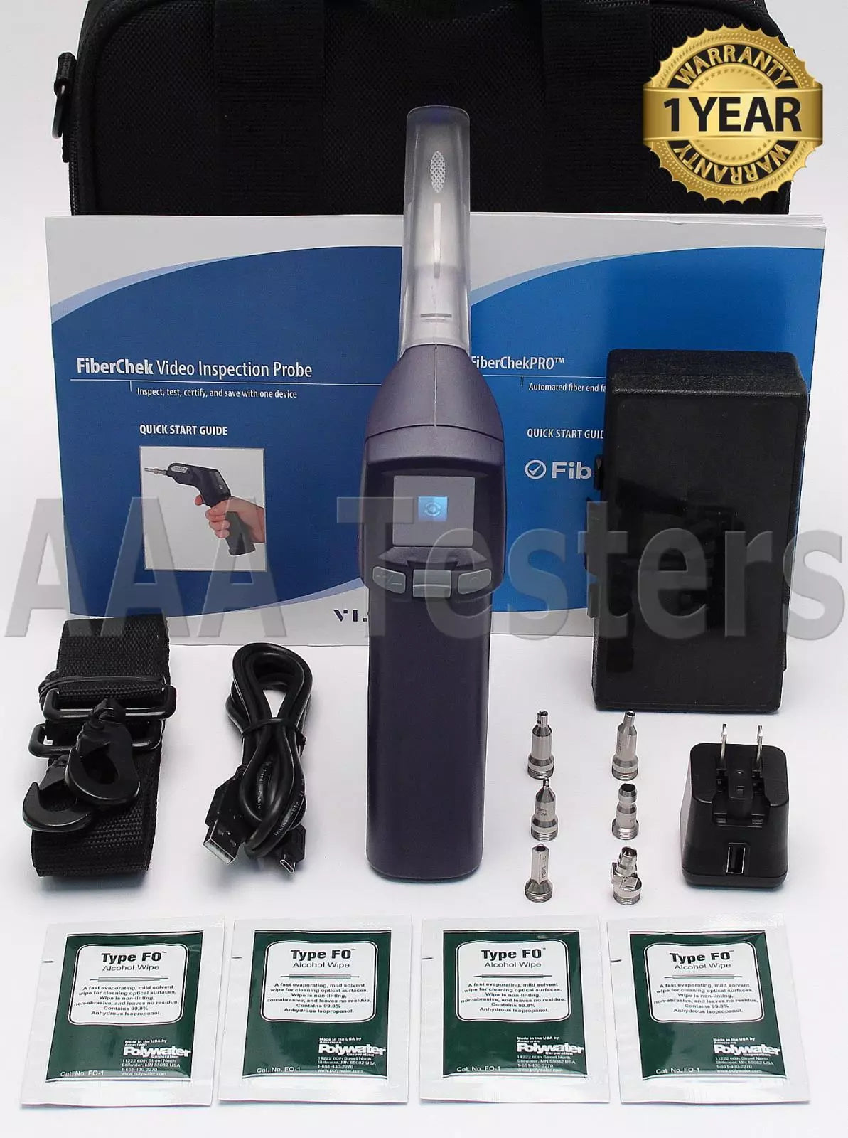 Viavi JDSU FiberChek Probe Fiber Inspection Microscope FIT-FC-KIT3 – XG ...