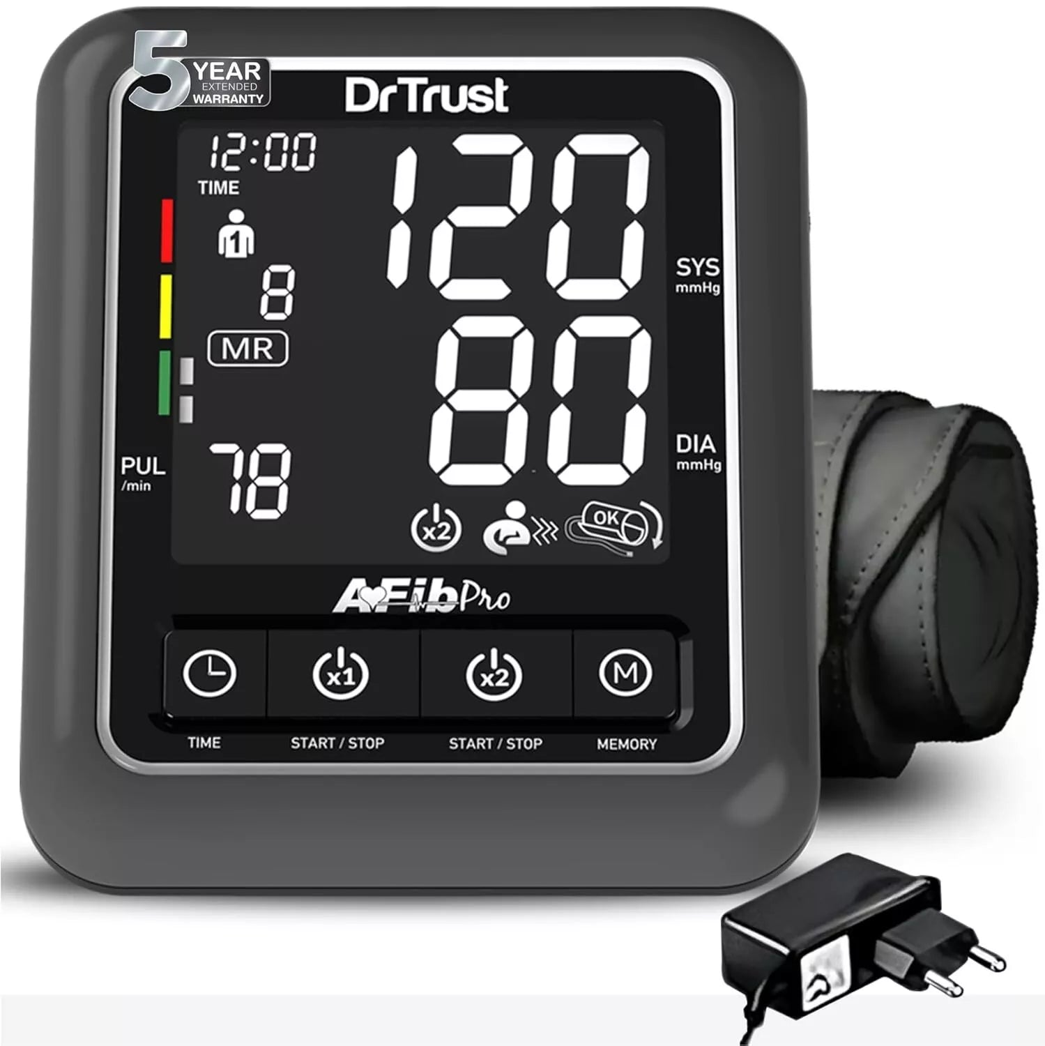 Dr Trust Atrial Fibrillation Digital BP Monitor Machine – XG eqpt