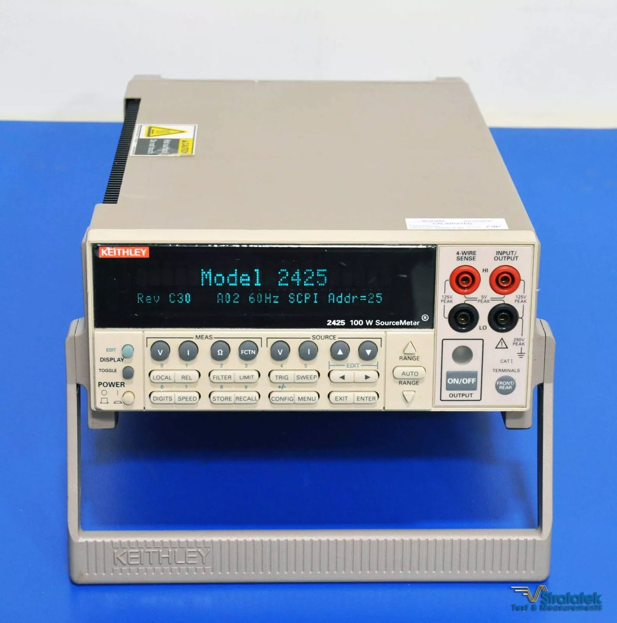 Keithley 2425 100W SourceMeter SMU NIST Calibrated Source Meter 0.012% ...